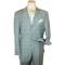 Extrema by Zanetti Light Olive with Tan/Light Blue Windowpanes Super 150's Wool Suit